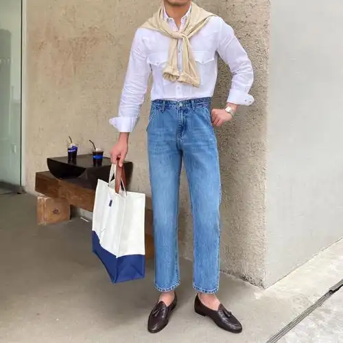 男生穿搭  #男士穿搭  #每日穿搭  #牛仔裤  #男装穿搭  #日常