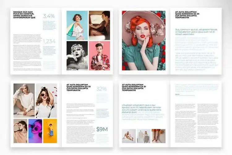 优秀的indesign图文杂志排版模板