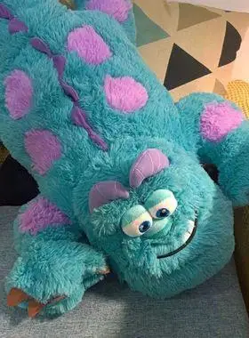 苏利文怪兽大学蓝毛怪毛绒玩具抱枕