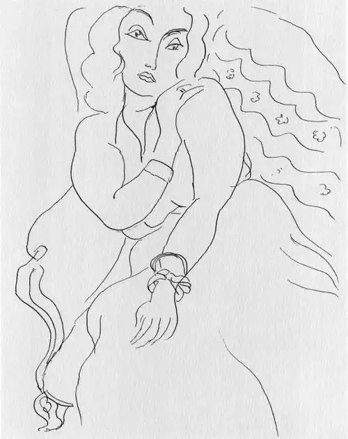 马蒂斯的速写线条,好美妙