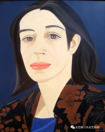 美国新写实主义代表人物亚历克斯 · 卡茨(alex katz)极简风格绘画