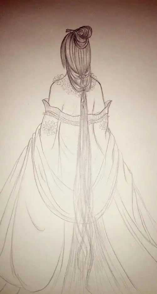 画古代美女 画古装女生