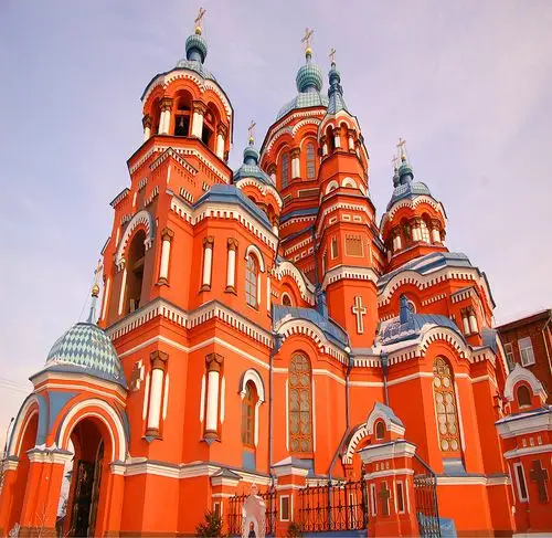俄罗斯喀山圣母大教堂.