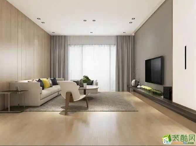 桂林三室一厅一卫装修臻昕装饰90平现代简约风格装修效果图