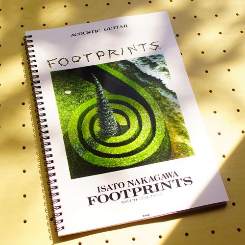 中川砂仁《footprints》日文专辑教材教程乐谱民谣指弹吉他谱音频