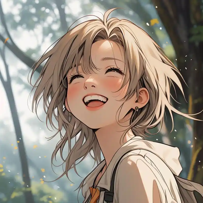 91动漫女生森系头像精选98 探索动漫女生的森系之美,绿色主题头像