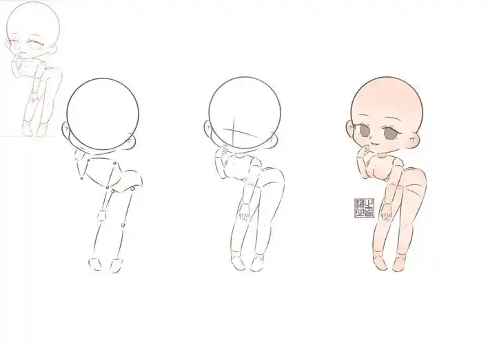 q版人物  #procreate  #ipad  #画画打卡  #人体结构练习