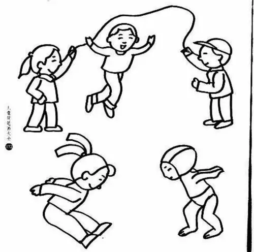 又或者说下课在走廊里三三五五的牵着橡皮筋跳绳的我们吗?