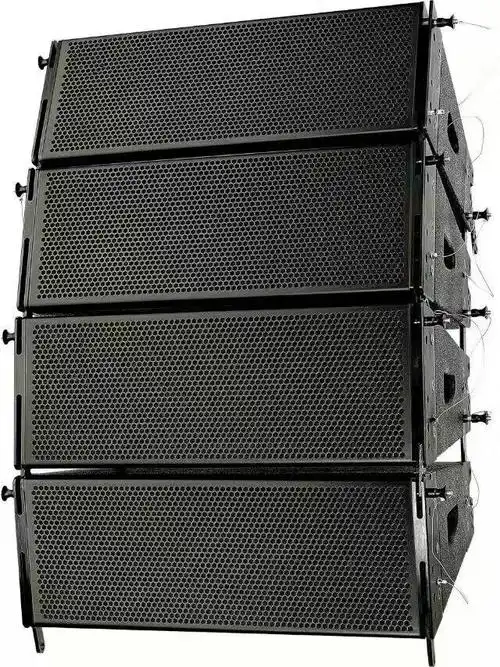 德立信双十寸线阵音响户外大型舞台演出剧院礼堂婚庆大功率音箱