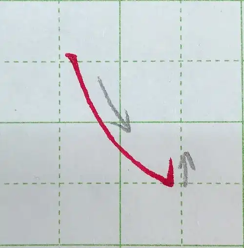 硬笔书法:学习笔划"斜钩"