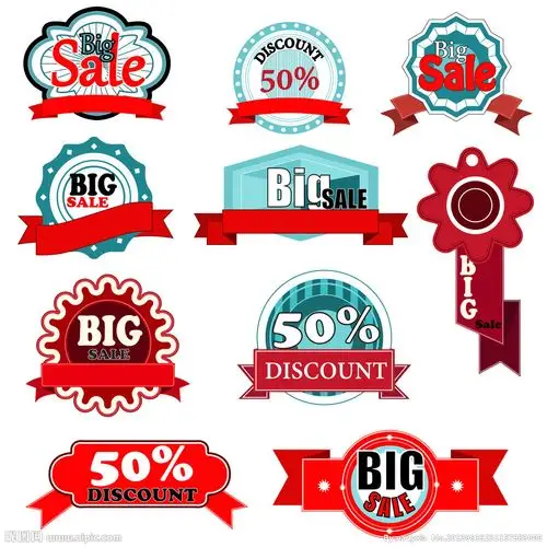 打折标签矢量图__网页小图标_标志图标_矢量图库_昵图网nipic.com