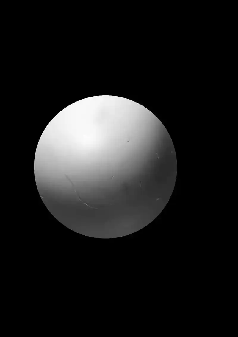 把老师给的石膏球图片改成玻璃球哪个更像