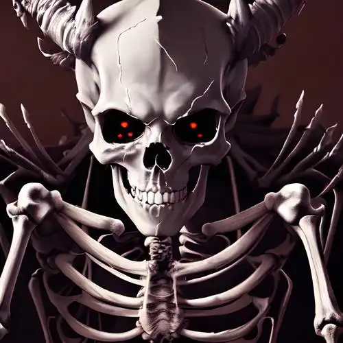 恶魔头像 骷髅图片帅气