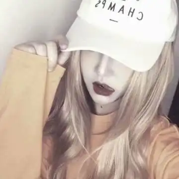 女生高冷气质侧面头像