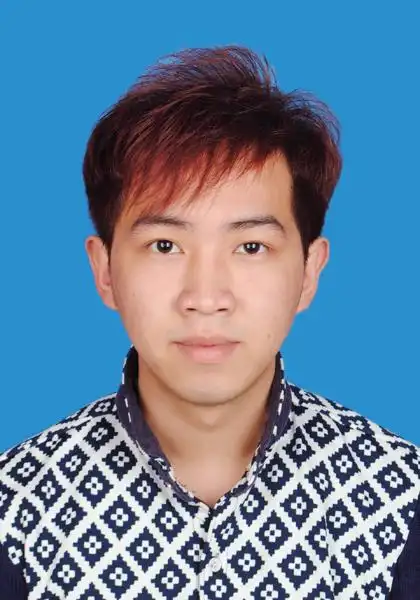 怎么把蓝底照片变成红底的   请大神帮忙改一下 一寸的 谢谢