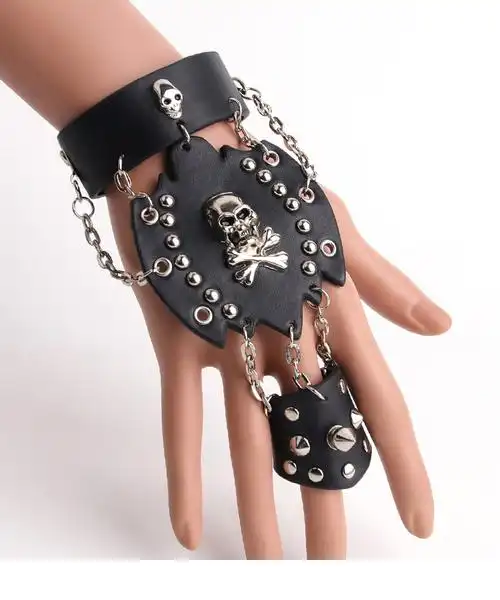 速司汀服饰官方新品霹雳手套霹雳手套半截朋克摇滚舞台演出配饰品帅气