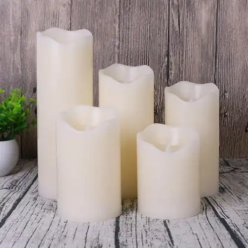 2021新款led电子蜡烛灯斜口仿真石蜡灯假蜡烛婚庆浪漫表白生日装饰引