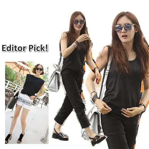 韩情脉脉:看成宥利孝敏上演夏季机场时尚