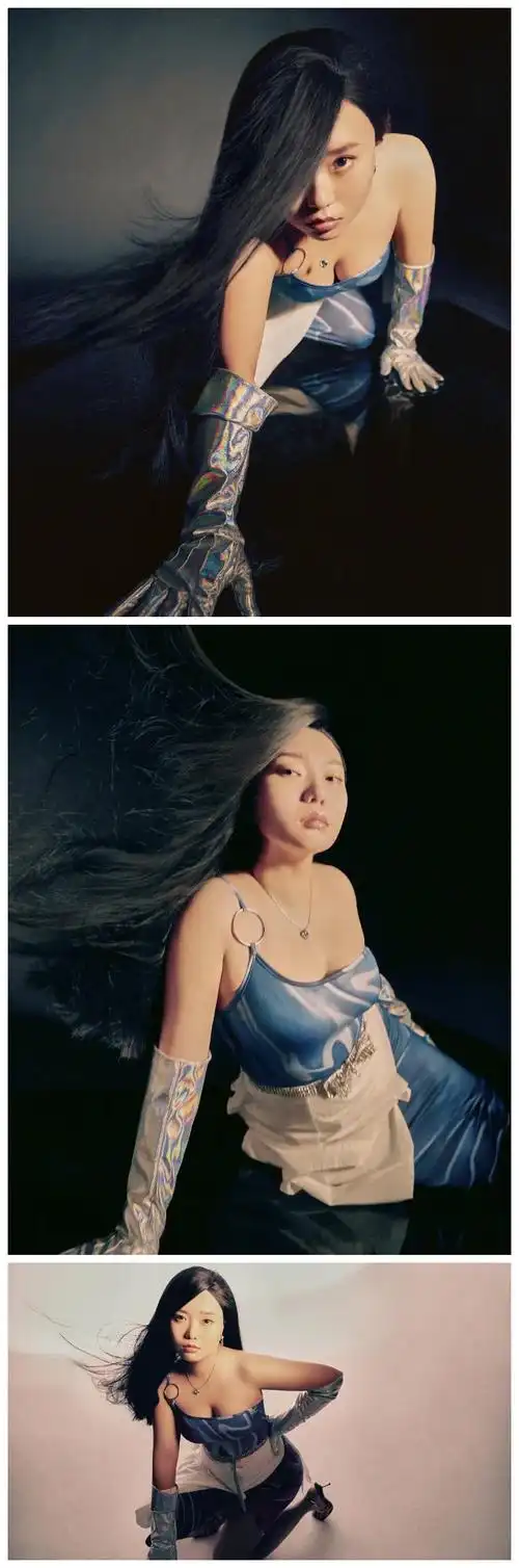 李雪琴还是多跟杨幂学学;李雪琴的《男人装》出来不久 , 杨幂的男人