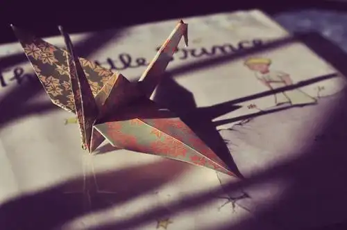 千纸鹤物语唯美摄影意境图片