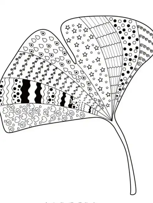 41幼儿园线描画点线组合