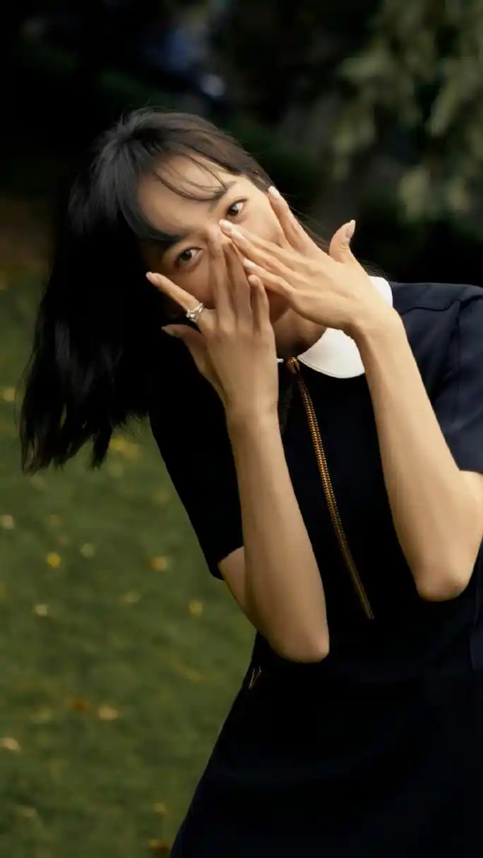 宋茜# 丛林小仙女,甜美可爱,俏皮灵动,清纯唯美