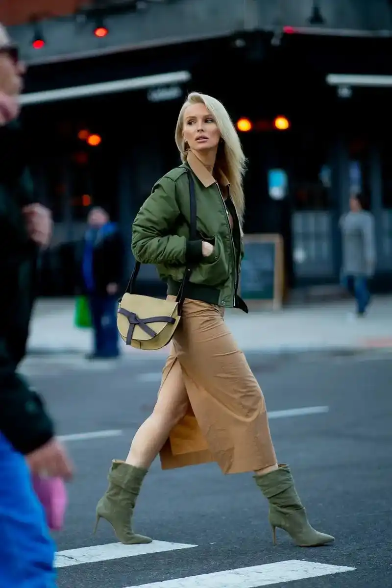 时尚穿搭,美国纽约街头,#街拍  - 抖音