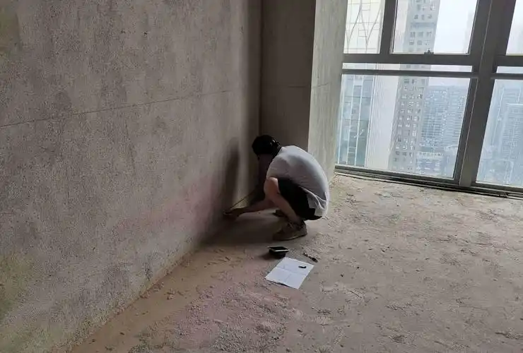 设计师量房现场