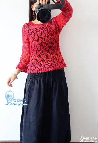 就挪不动脚步有多少人和我一样(女士钩针套头衫:花间集--菠萝钩衣)