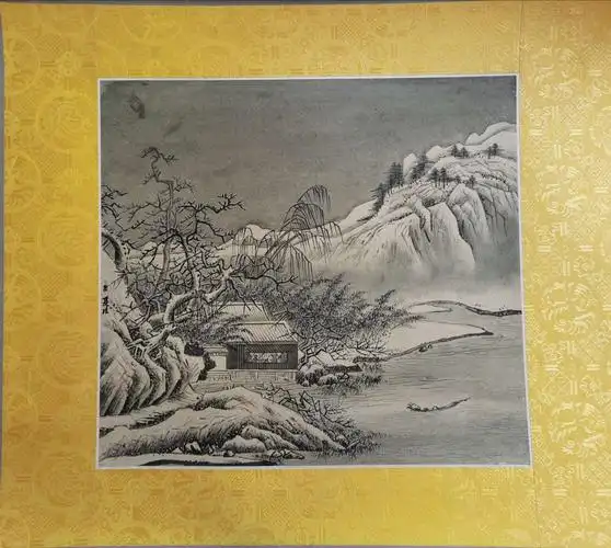 宋    夏圭  《雪堂客话图》