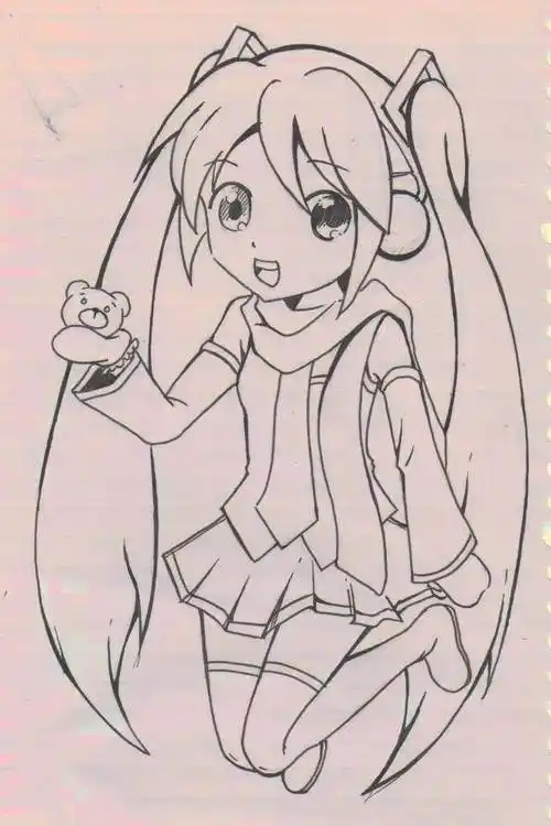 可爱的卡通人物简笔画 可爱的卡通人物简笔画图片大全