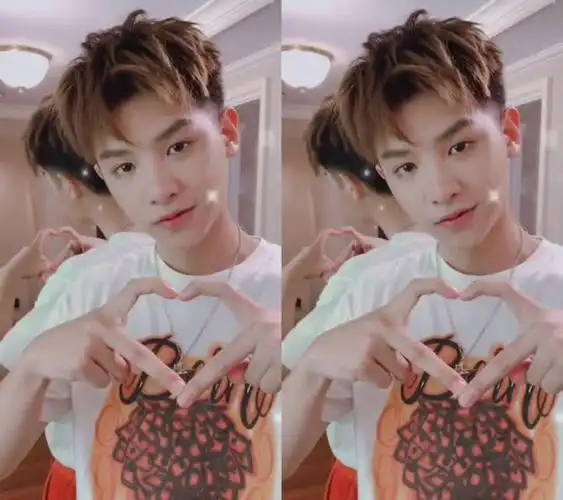 黄明昊花式撩粉,这个告白手势,可吗?快来人管管呀