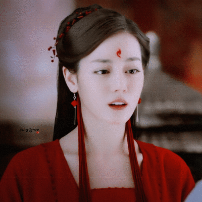 迪丽热巴古风gif,动态图.