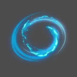 水漩涡施法视频素材