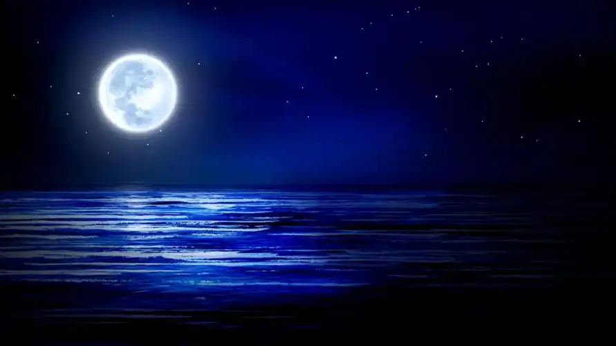 夜晚的海洋视频素材