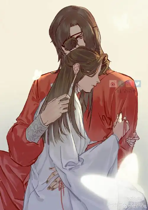 天官赐福花怜谢怜花城同人花城谢怜天官赐福漫画墨香铜臭绘画作品