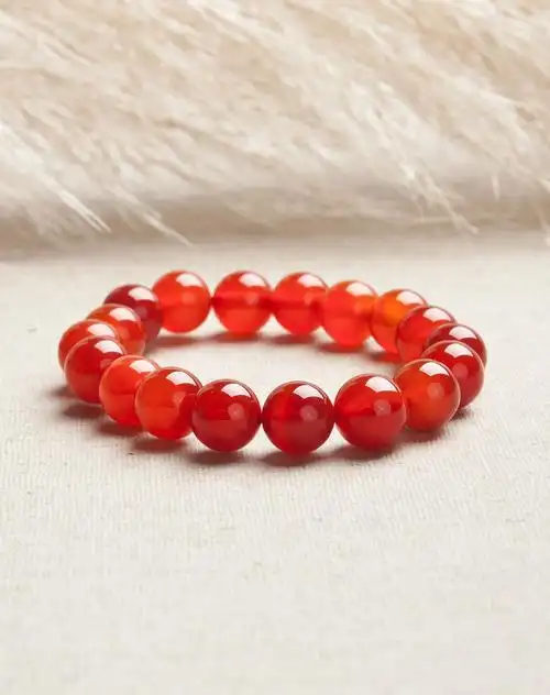 红色红玛瑙手串