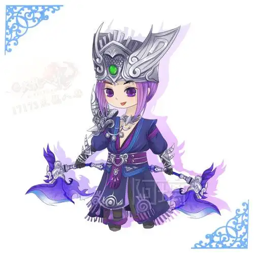 天龙八部星宿派q版门派时装唯美彩绘