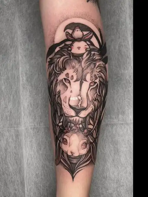 74徐州纹身寓意一家四口有意义又好看