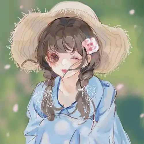 动漫女生头像陪你看日落的人比日落本身更温柔