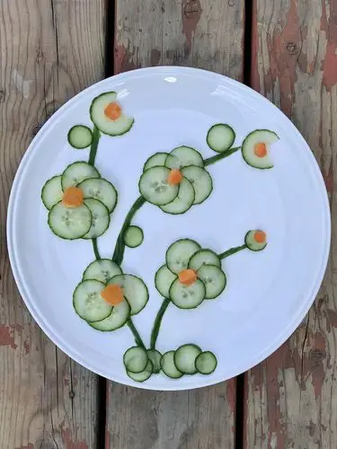 黄瓜摆盘的做法