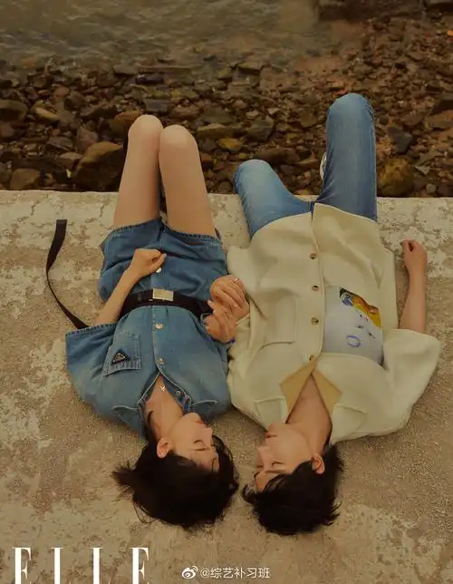 王安宇宋祖儿双人杂志大片两个人的cp感真是太强了