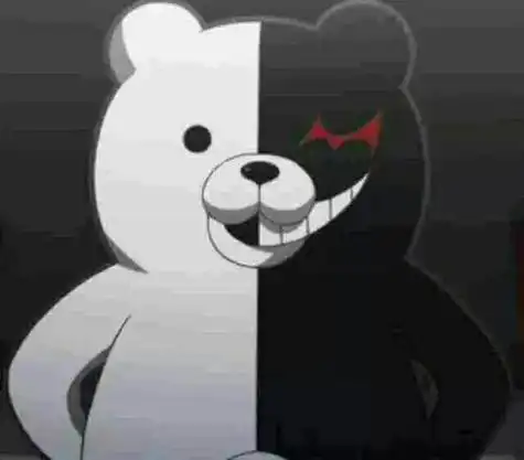 黑白熊头像搞笑