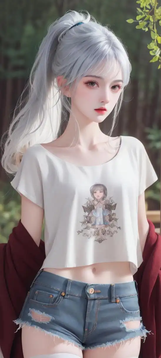 ai# 超漂亮的白发美女#壁纸# #ai美女