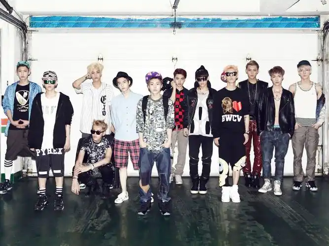 谁有exo这张高清大图,我想设桌面