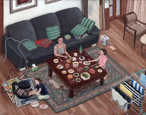 一组插画看尽琐碎又细腻的生活,这就是你的日常生活?
