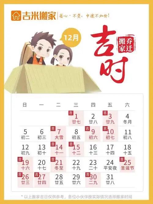 搬家吉日统计来源于老黄历喔73这些搬家吉日分别是:115662021年