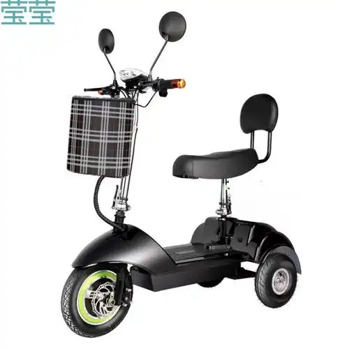 bzh 新款折叠迷你电动三轮车成人青年休闲锂电池代步代驾宝妈接送