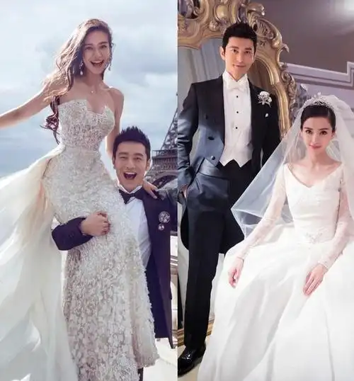 黄晓明杨颖结婚照