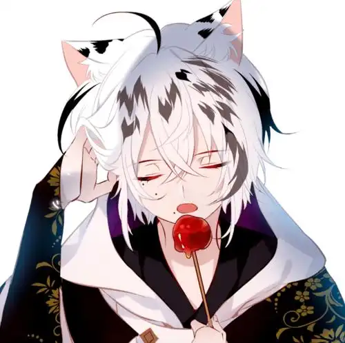 精选情侣头像动漫男生爱我者必定暴富不爱我者必定搬砖